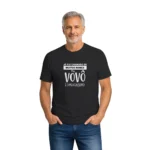 Camisa masculina Dia dos Avós Já Fui Chamado de Muitos Nomes Mas Vovô é o Meu Favorito - Imagem 3