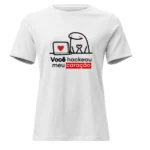 Camisa Feminina Baby Look Dia dos Namorados Você Hackeou Meu Coração - Imagem 9