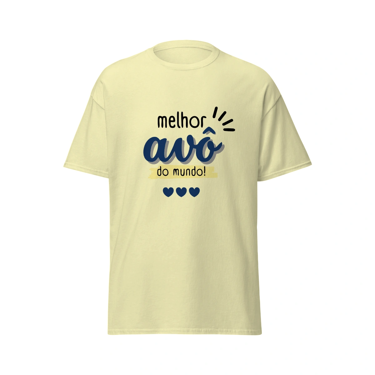 Camisa masculina Dia dos Avós Melhor Avô do Mundo Camisa masculina Dia dos Avós Melhor Avô do Mundo