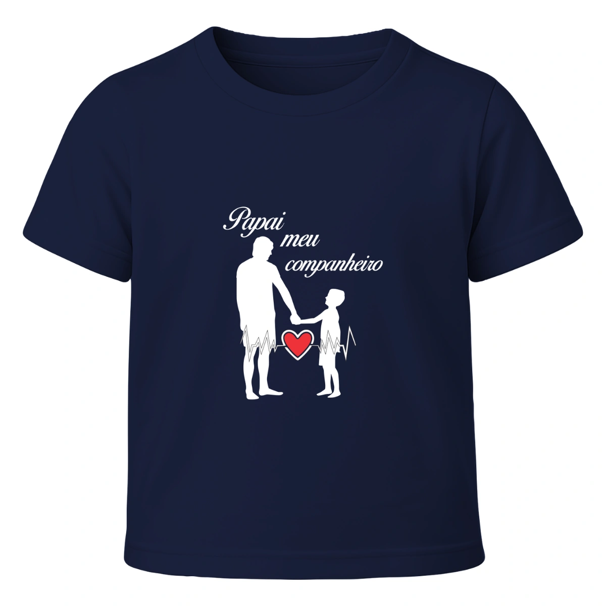 Camiseta Infantil Menino Dia dos Pais Papai Meu Companheiro Camiseta Infantil Menino Dia dos Pais Papai Meu Companheiro