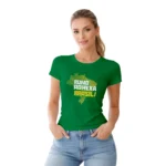 Camisa Feminina Baby Look Rumo ao Hexa Brasil Mapa - Imagem 11