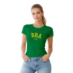 Camisa Feminina Baby Look Brasil Varias Estampas II - Imagem 33