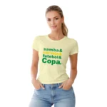 Camisa Feminina Baby Look Brasil Varias Estampas III - Imagem 26