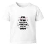 Camiseta Infantil Menino Dia dos Pais Pai E Filha - Imagem 4