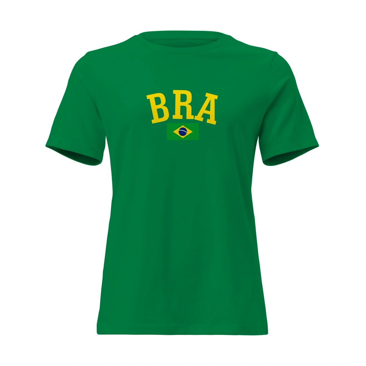 Camisa Feminina Baby Look Brasil Camisa Feminina Baby Look Brasil