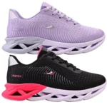 Kit 2 Tênis Feminino Esportivo Bella Estiloso Moderno Treino Academia Corrida Caminhada - Imagem 8