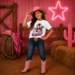 Camiseta Infantil Menina Ana Castela Boiadeira - Imagem 4