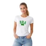 Camisa Feminina Baby Look Brasil Varias Estampas II - Imagem 52