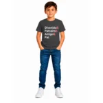 Camiseta Infantil Menino Dia dos Pais Divertido & Parceiro & Amigo & Pai. - Imagem 8