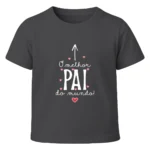 Camiseta Infantil Menino Dia dos Pais O Melhor Pai Do Mundo - Imagem 4