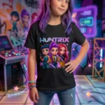 Camiseta Infantil Menina Huntrix - Imagem 2