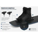 Kit 2 Parafusos de Fixação da Bota Wakeboard - Imagem 3