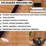 Papel De Parede Vinílico Madeira Escura Cumaru 5 Metros - Imagem 2