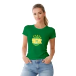 Camisa Feminina Baby Look Brasil Varias Estampas III - Imagem 43
