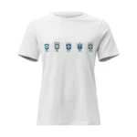 Camisa Feminina Baby Look Linha Do Tempo Brasil - Imagem 9
