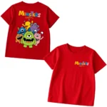 Camiseta Infantil Menino Monsters Party - Imagem 13