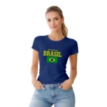 Camisa Feminina Baby Look Brasil Varias Estampas II - Imagem 9