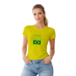 Camisa Feminina Baby Look Brasil Varias Estampas II - Imagem 18