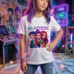 Camiseta Infantil Menina Huntrix - Imagem 5