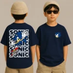 Camiseta Infantil Menino Sonic Ouriço - Imagem 4