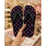 Chinelo Feminino LV Pink - Imagem 6