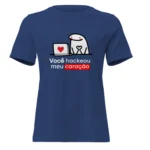 Camisa Feminina Baby Look Dia dos Namorados Você Hackeou Meu Coração - Imagem 13
