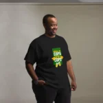 Camiseta Plus Size Masculina Brasil Varias Estampas - Imagem 32