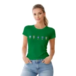 Camisa Feminina Baby Look Linha Do Tempo Brasil - Imagem 23