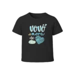 Camiseta Infantil Menino Dia dos Avós Vovô Mora no Meu Coração