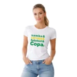 Camisa Feminina Baby Look Brasil Varias Estampas III - Imagem 19