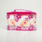 Bolsa Nécessaire Transparente Florido - Imagem 7