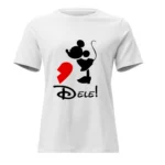 Camisa Feminina Baby Look Dia dos Namorados Metade do Coração Dele - Imagem 9